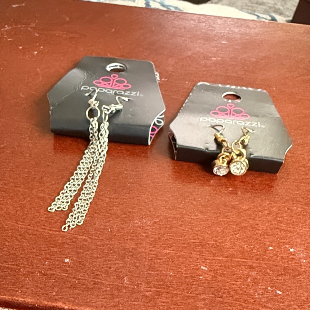 Paparazzi Gold and Silver Chain Earrings